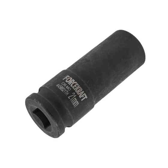 Головка ударна тонкостінна для колісних болтів і гайок 21 мм 6 гр. (85 ммL) 1/2" FORCEKRAFT FK-4458521TH Одеса