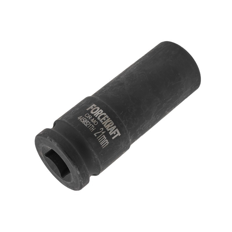 Головка ударна тонкостінна для колісних болтів і гайок 21 мм 6 гр. (85 ммL) 1/2" FORCEKRAFT FK-4458521TH Одеса - фото 2