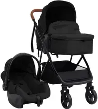 Дитяча коляска vidaXL Dziecięcy 3-W-1 Antracytowo-Czarny Stalowy (10330) Київ - фото 1