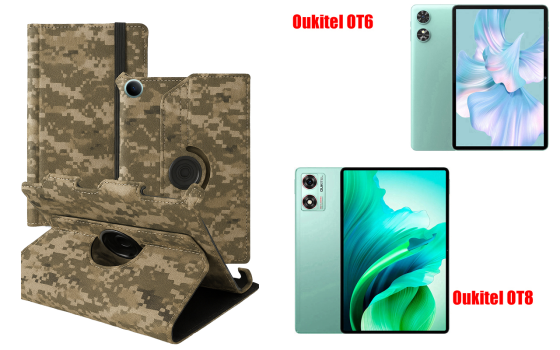 Чехол Spinner360 для планшета Oukitel OT5, Oukitel OT5S, цвет Xaki Киев
