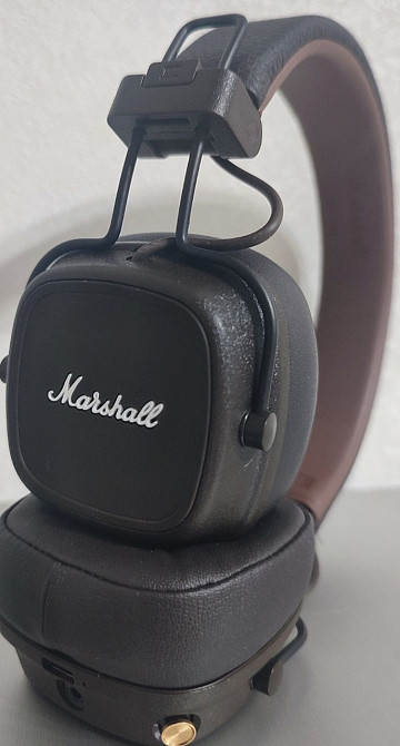 Навушники Bluetooth Marshall Major 4, коричньового кольору Киев - изображение 8