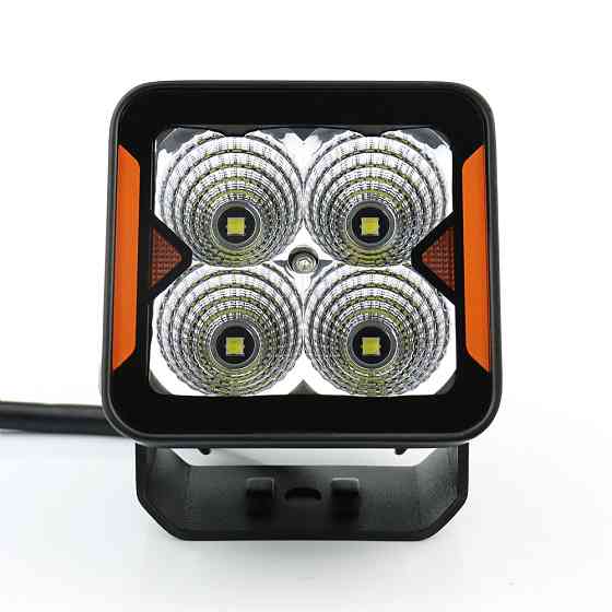 Світлодіодна фара StarLight SL-W0120F квадратна, ближнє розсіяне світло WHITE + DRL 20W 2400Lm 5700K 12/24V Харків