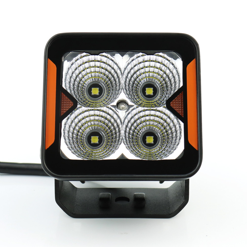 Світлодіодна фара StarLight SL-W0120F квадратна, ближнє розсіяне світло WHITE + DRL 20W 2400Lm 5700K 12/24V Харків - фото 6