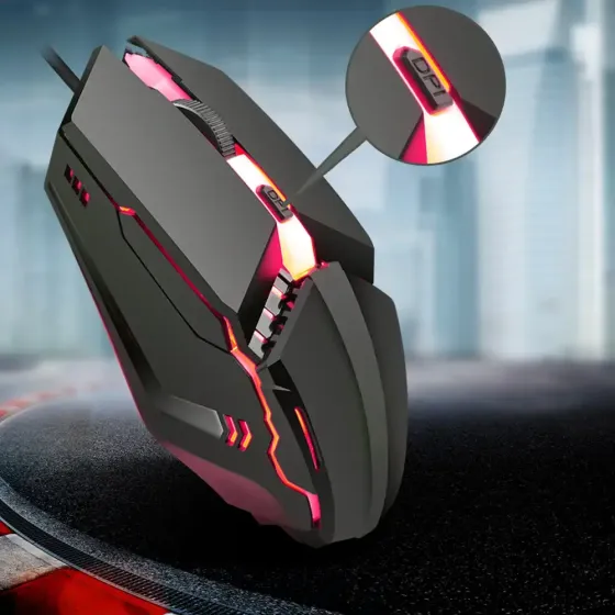 Игровой комплект клавиатура и мышь наушники коврик 4в1 Linmoni TF-400 Kit с RGB подсветкой для геймеров Коломия