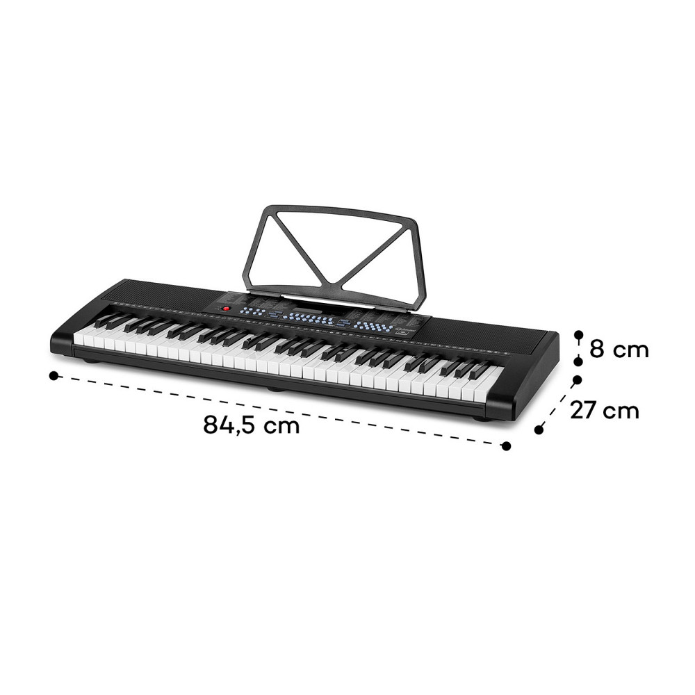 Etude 255 LCD Learning Keyboard 61 Keys LED Display Клавіші з підсвіткою 255 Rhythms Black (Німеччина, читати Рівне - фото 8