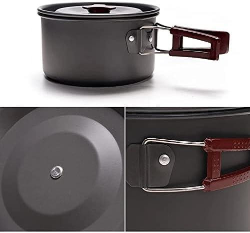 Складний набір туристичного посуду на 5 осіб, 13 предметів Київ - фото 13