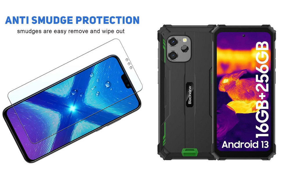 Захисне скло NeoGlass для Blackview BV8900, BV8900 Pro – надпрозоре та стійке Київ - фото 3