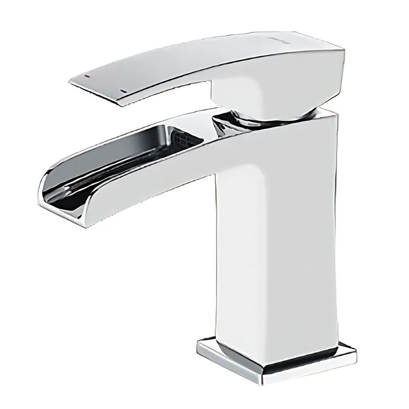 Смеситель для умывальника Koer KB-14007-04 водопад хром-белый KR5155 Харьков - изображение 1