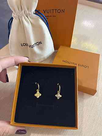 Луї Віттон сережки / Louis Vuitton з різними квіточками Одеса