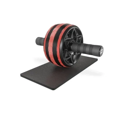 Ролик для пресса + коврик Hop-Sport W145 черный с красным Киев