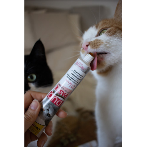 Паста GimCat DUO PASTE Anti-hairboll malt with chicken для кошек с чувствительным пищеварением всех пород мальт и курица 50г Киев - изображение 4