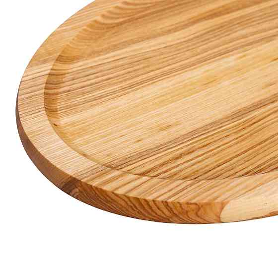 Овальная доска для подачи закусок из ясеня 35×25 см Киев