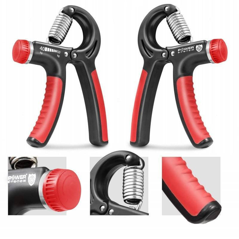 Еспандер кистьовий Power System PS-4021 з регульованим навантаженням 10-40 кг.  Power Hand Grip Black Кам'янське - фото 4