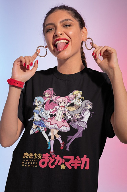 Футболка аниме Мадока Магика Гриеф Сеед оверсайз (S/M/L) Черний AnimeJ0290 Днепр - изображение 1