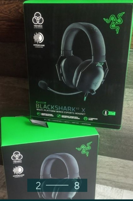 Наушники: Razer Black Shark V2 X Black. Киев - изображение 2