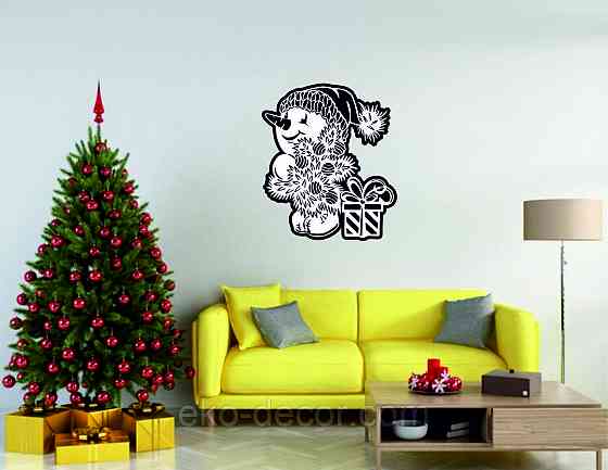 Декоративне настінне Панно «Сніговик», Декор на стіну 70*59 см Київ