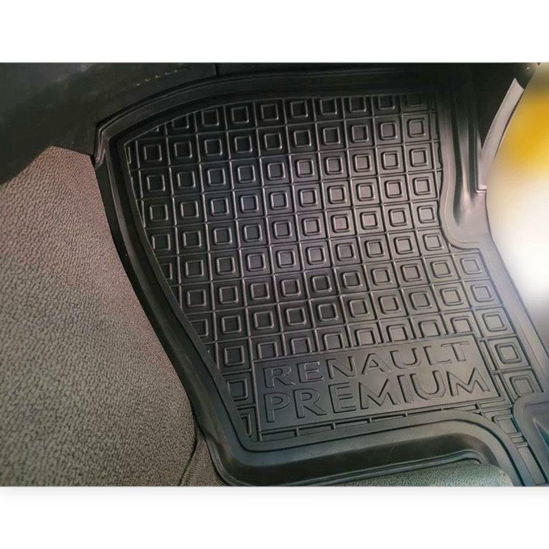 Килимки Рено premium евро5 2007-> борт 2,5см, з перемичкою салону Мукачево - фото 1