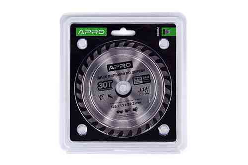 Диск пиляльний для дерева 125х22.2х30Т APRO Рівне