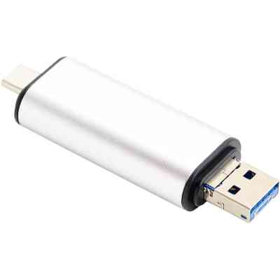 Концентратор XoKo AC-440 Type-C USB 3.0 and MicroUSB/SD Card Reader (XK-AС-440) Винница