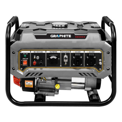 Генератор Graphite 230V (1 фаза), 2/2.2kW, ручний старт, AVR, 40кг (58G904) Вінниця - фото 12