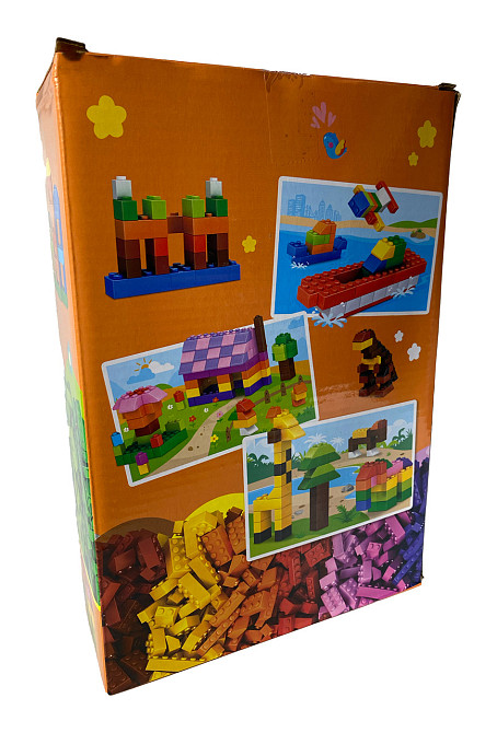 Дитячий розвиваючий конструктор 1000 штук у наборі,  1:48 дрібні будівельні блоки, 20x15x3.5 см Кам'янець-Подільський - фото 2