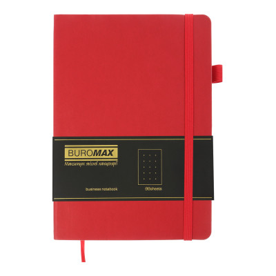 Книга записная Buromax BRIEF А5 96 листов точка, красный (BM.295304-05) Винница - изображение 2