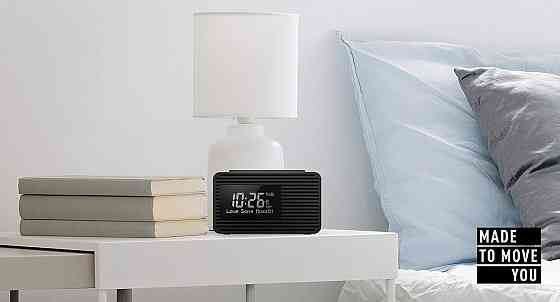 Радіобудильник Panasonic RC-D8EG-K чорний DAB+/FM USB зарядка 2 будильника snooze таймер 10 улюблених станцій світлодіодний Київ
