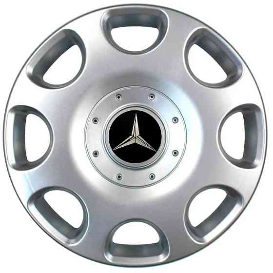 Автомобильные модельные колпаки R14 Mercedes-Benz 208 4шт, SJS, серебряные Киев