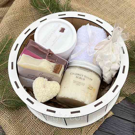 Преміальний зимовий бокс з косметикою ручної роботи - спа догляд вдома Ірпінь