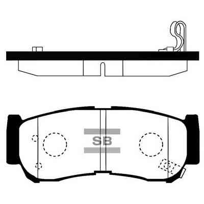 Тормозные колодки HI-Q SP1178 Винница