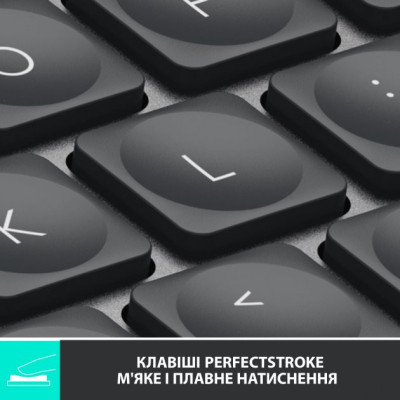 Клавиатура Logitech MX Keys Mini Wireless Illuminated UA Graphite (920-010498) Винница - изображение 2
