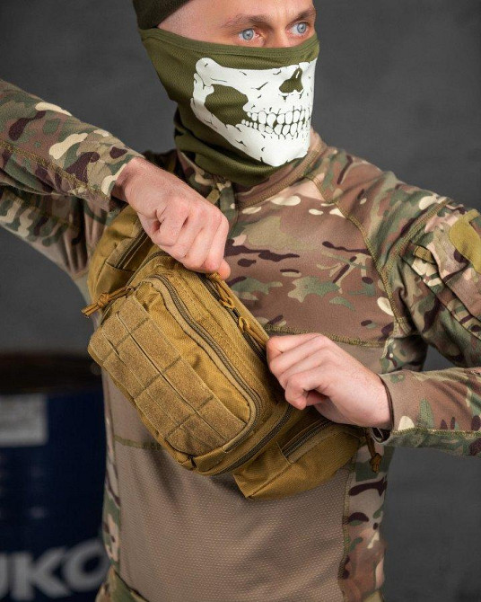 Тактична сумка на пояс MILITARY RANGERS кайот ВТ7592 Одеса - фото 5