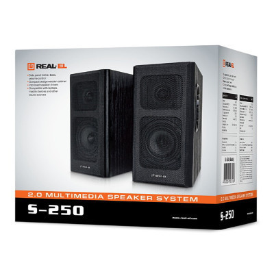 Акустическая система REAL-EL S-250 Black Винница - изображение 8