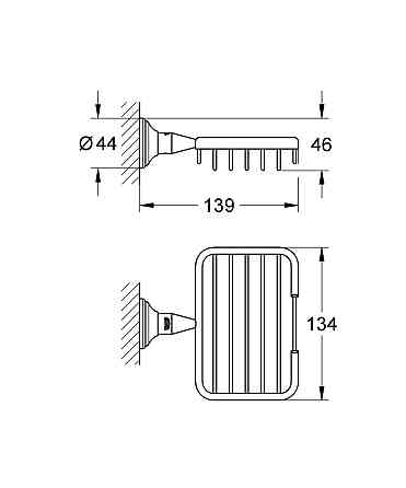 Полочка-решетка Grohe Essentials Authentic (40659001) Киев