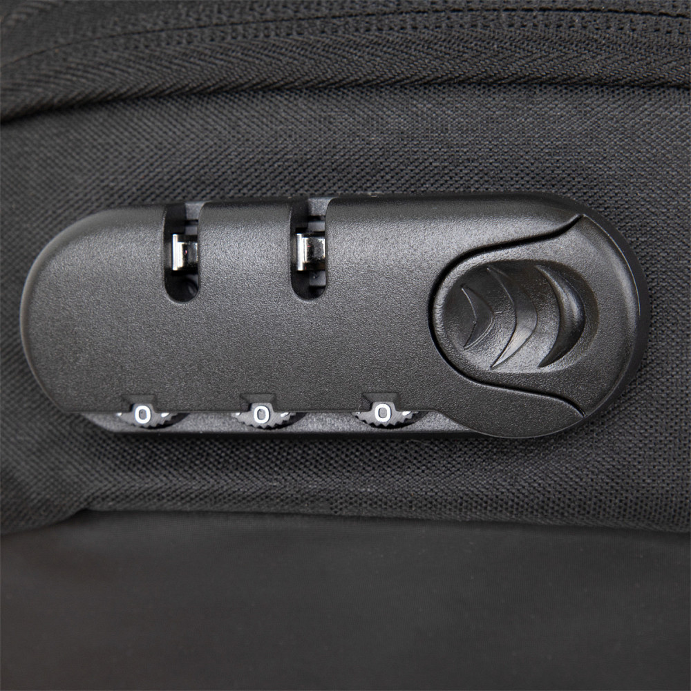 Ергономічний рюкзак через плече з кодовим замком текстильний Vintage 20553 Чорний Київ - фото 7