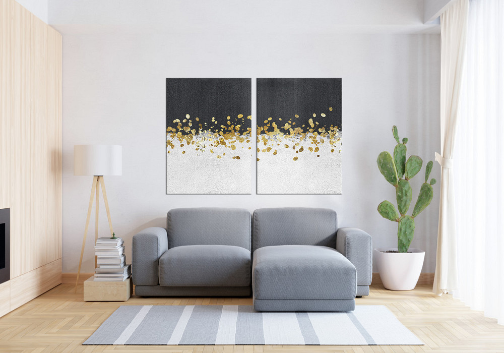 Модульна картина у вітальню/ спальню Абстракцезія TLV-2_117 Київ - фото 3