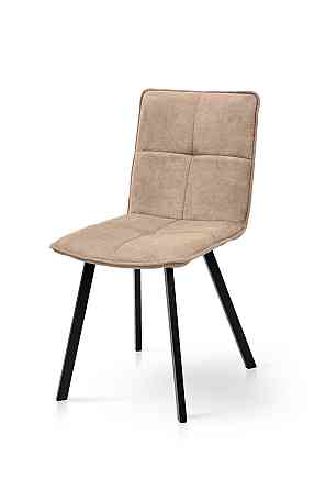 Стілець Тетріс, метал чорний/ тканина коричнева Київ