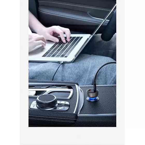 АЗП Baseus Particular Digital Display QC+PPS Dual Quick Charger Car Charger 65W Shallow tarnish Київ