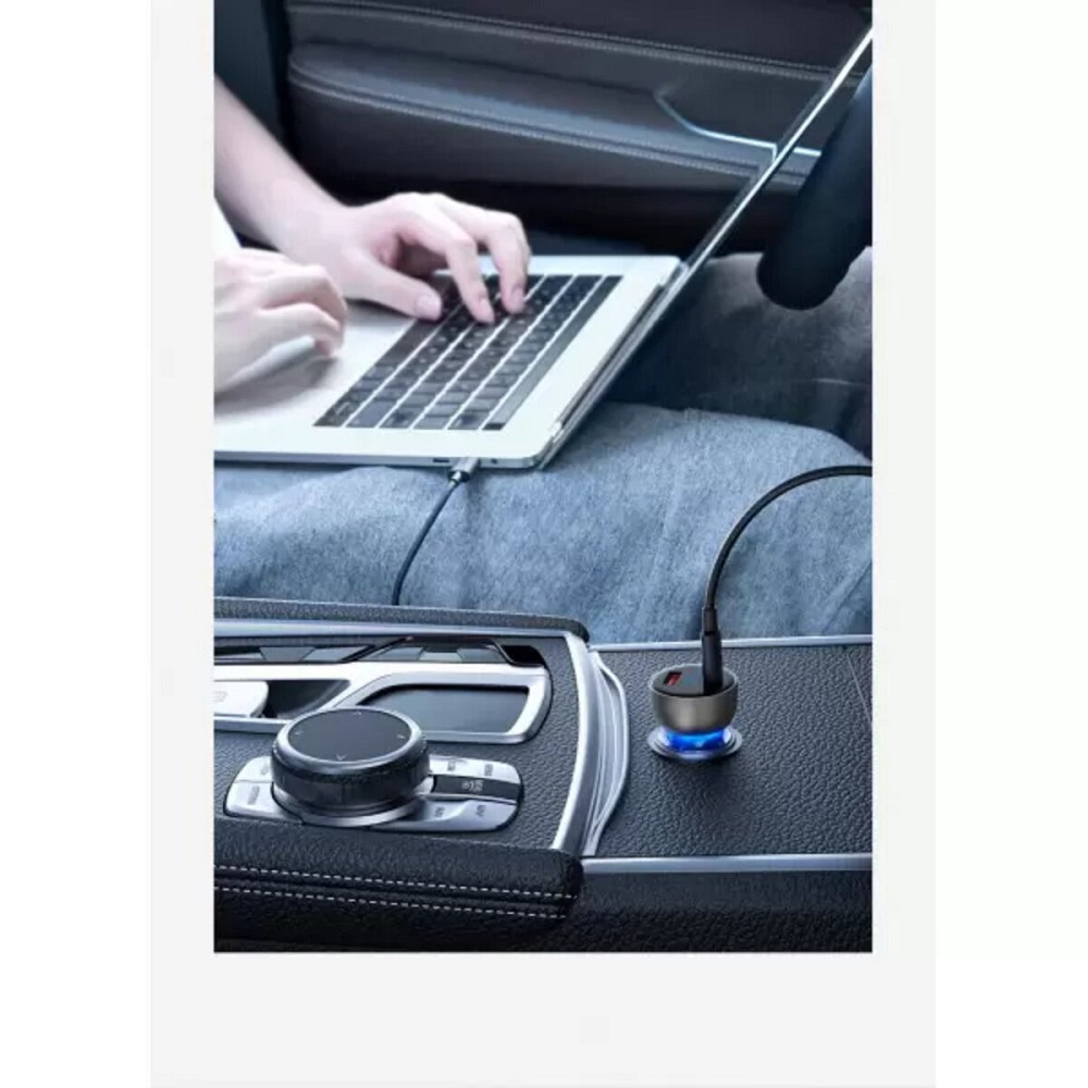 АЗП Baseus Particular Digital Display QC+PPS Dual Quick Charger Car Charger 65W Shallow tarnish Киев - изображение 4