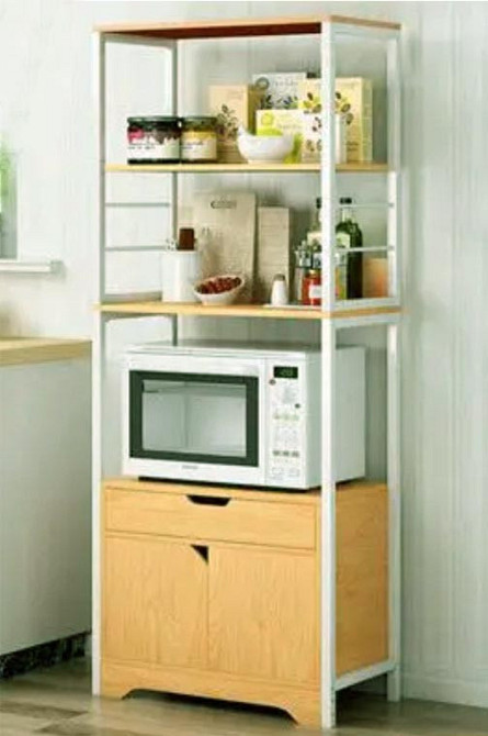 Стелаж кухонний "Хейден 4" зефір-каррі Миколаїв - фото 1