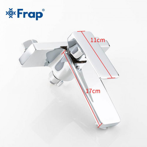 Смеситель для ванны с душевым гарнитуром Frap F3246 хром Киев - изображение 4