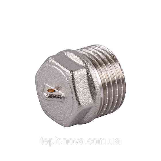 Заглушка 1/2″Н никелированная под пломбу NC302P OPTIMUM Черновцы