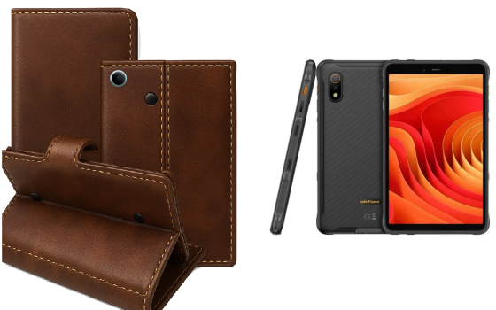 Книжка-трансформер для планшета Ulefone Armor Pad Lite, Armor Pad Pro, колір Black Buno-Red Київ