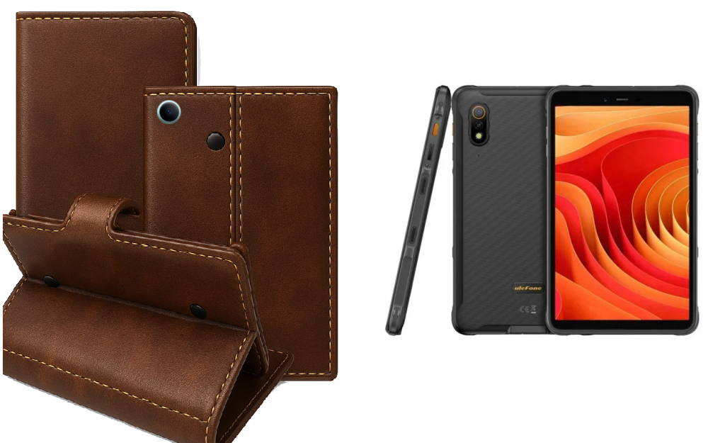 Книжка-трансформер для планшета Ulefone Armor Pad Lite, Armor Pad Pro, колір Black Buno-Red Київ - фото 1