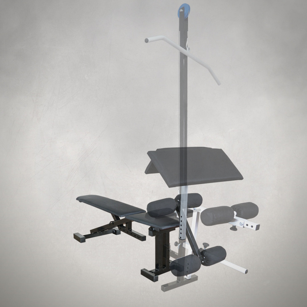 Лавка регульована з від'ємним кутом та тренажером для ніг Стійки, лавки для жиму і присідань без стійок Київ - фото 5