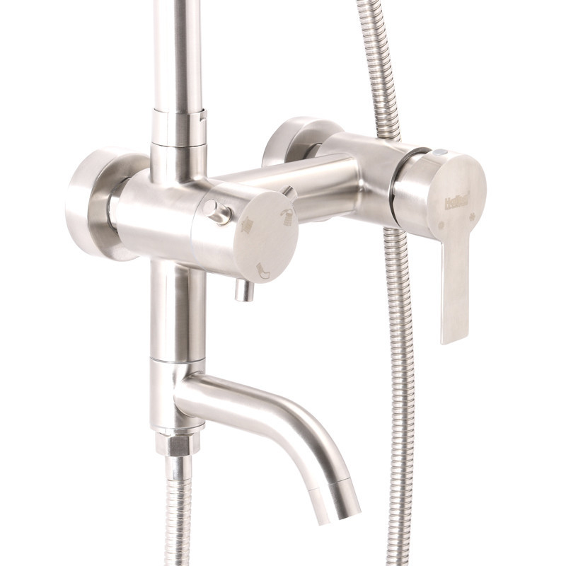 Душевая колонна со смесителем (нерж.сталь) Haiba NOX-009-J (HB2790) Киев - изображение 2