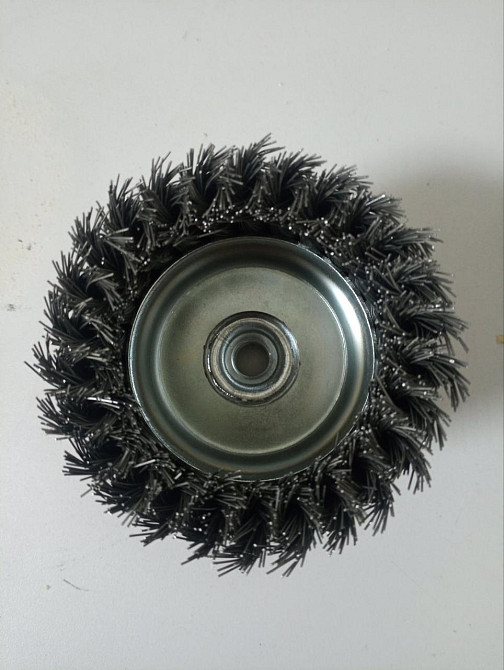 КШМ Щітка дротяна "TOPEX" торцева зі стальних скручених дротиків 100мм 100 Киев - изображение 3