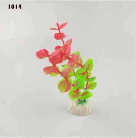 Искусственные растения в аквариум разноцветные - длина 10см, пластик Киев