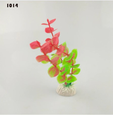 Искусственные растения в аквариум разноцветные - длина 10см, пластик Киев - изображение 1