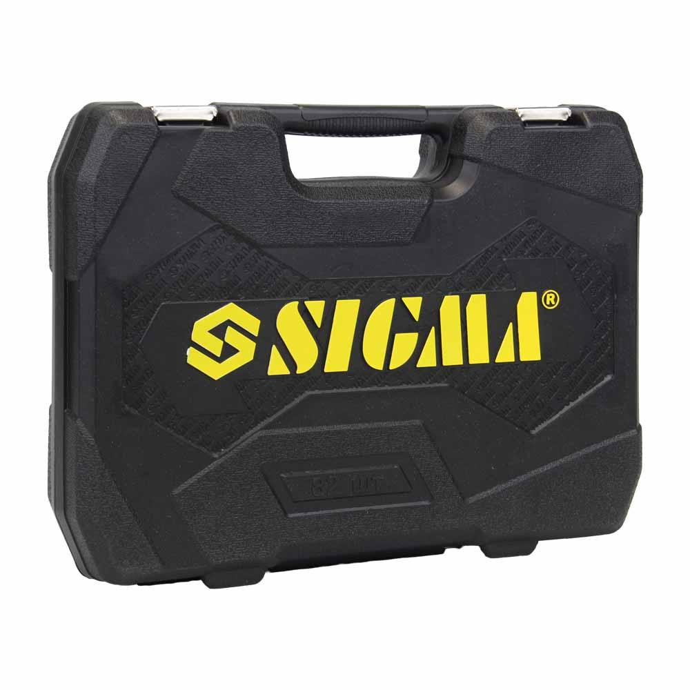 Набір насадок торцевих і біт 1/4", 1/2" 82 шт CrV mid SIGMA (6001551) Київ - фото 4